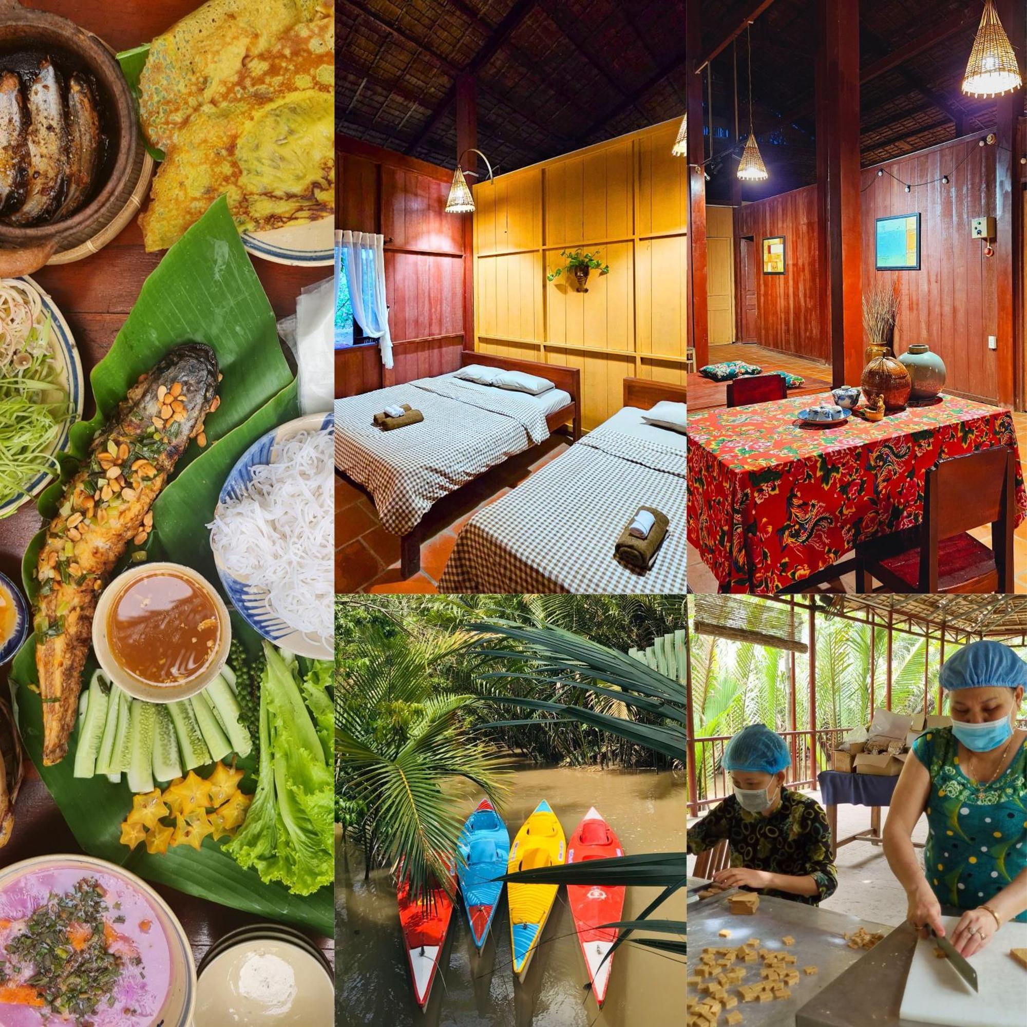 Ba Danh Homestay & Kitchen - Ben Tre Mekong Eksteriør billede