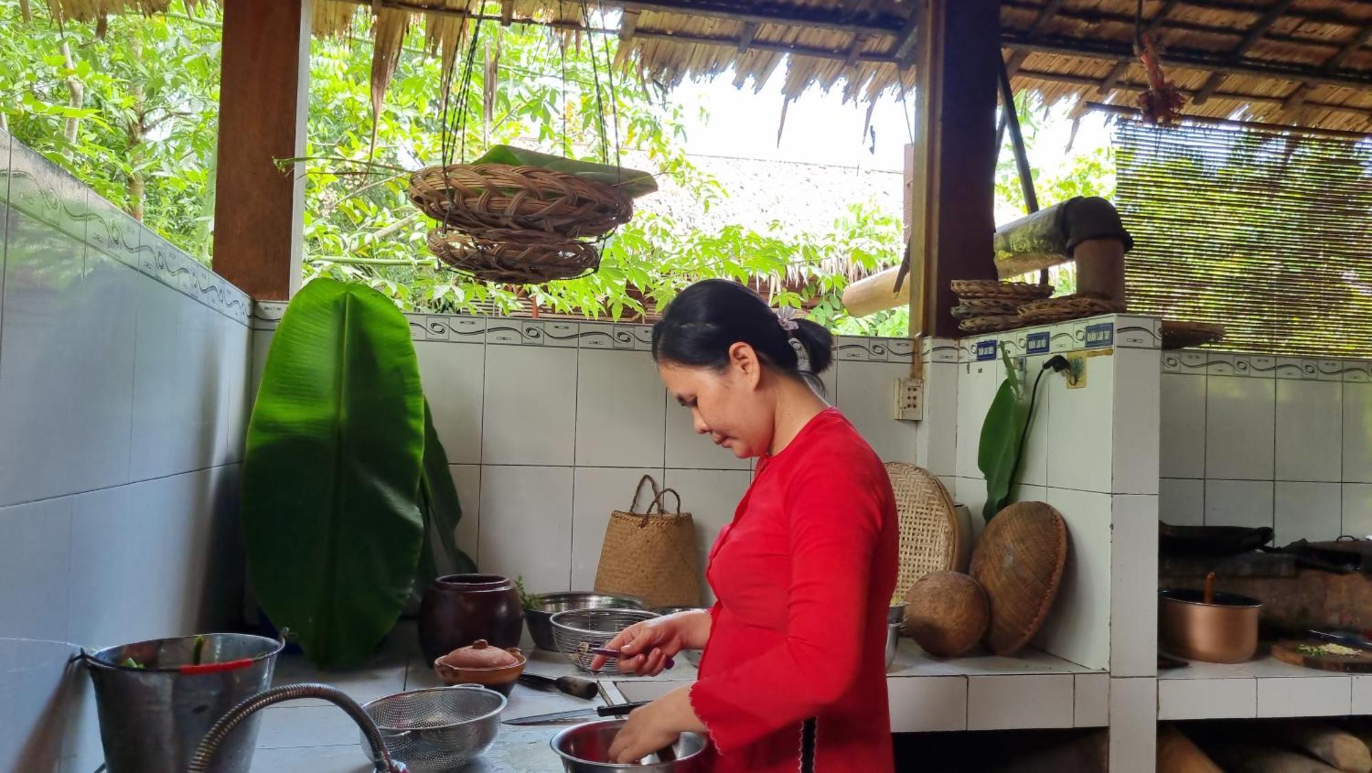 Ba Danh Homestay & Kitchen - Ben Tre Mekong Eksteriør billede